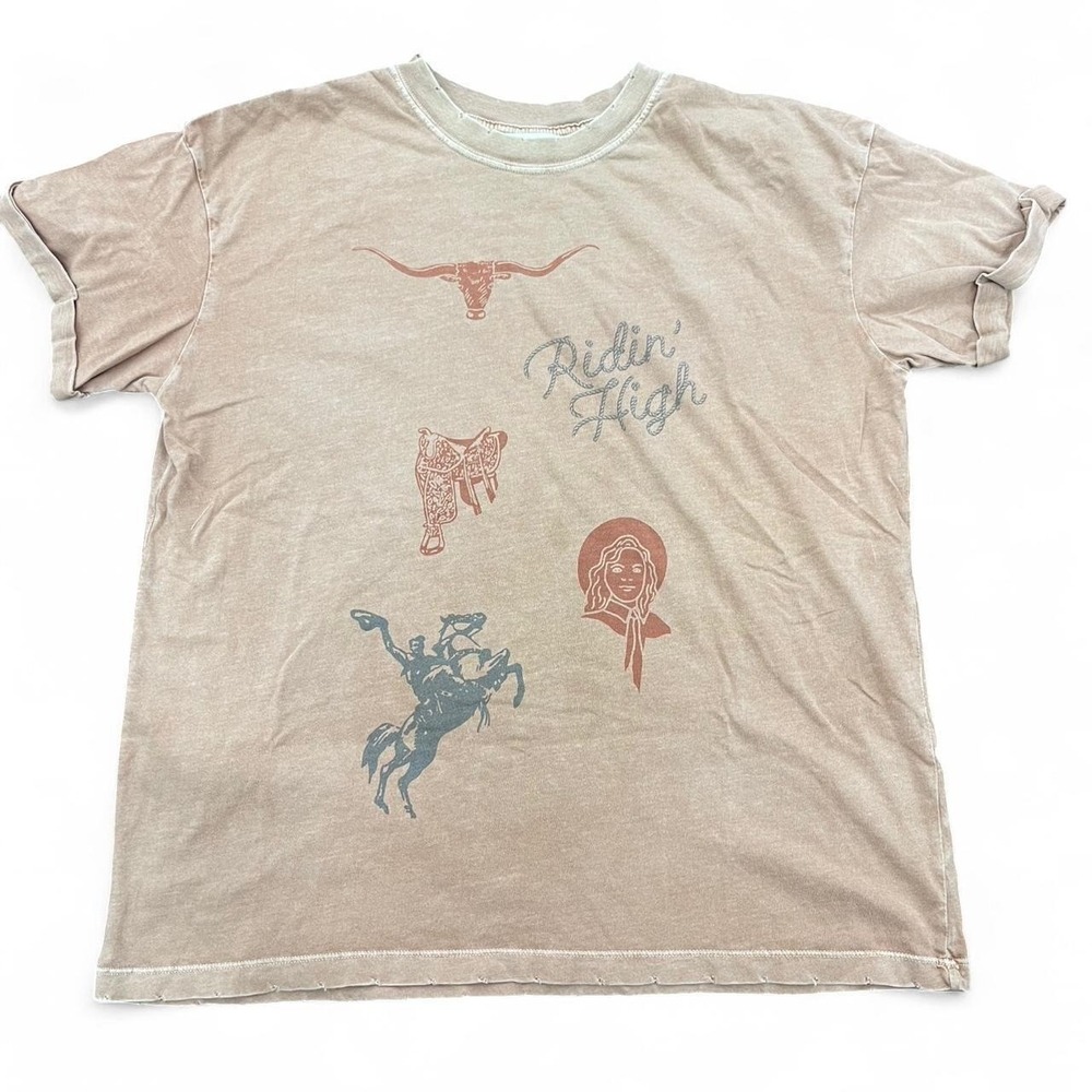 Girl dangerous size s tee oversized Longhorn Texas good condition